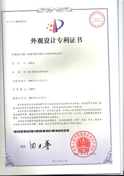 China Perfect International Instruments Co., Ltd zertifizierungen